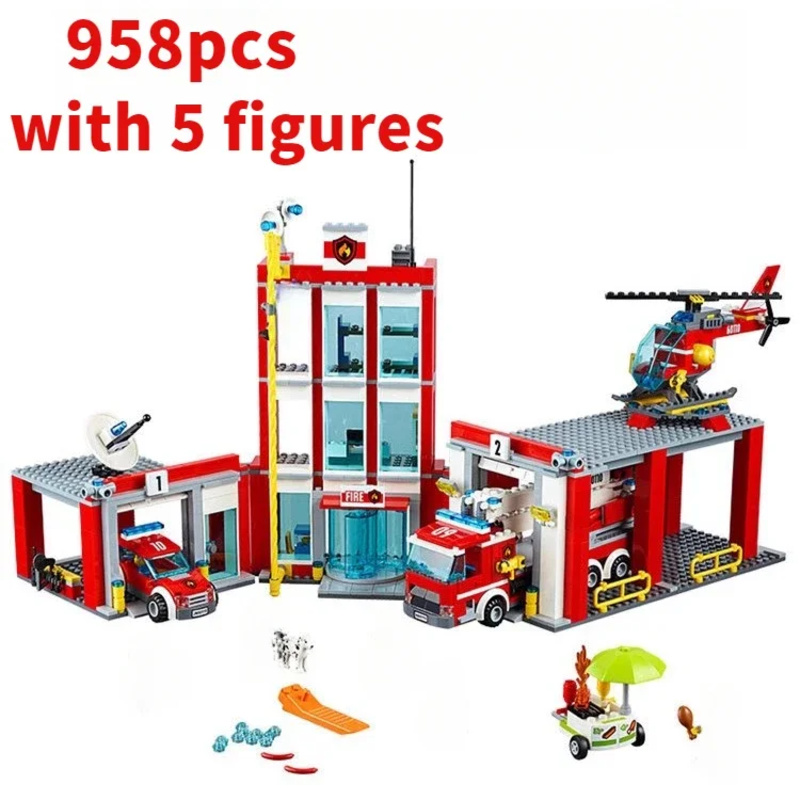 City Fire Station Helicopter T - Lego Set City review and price
