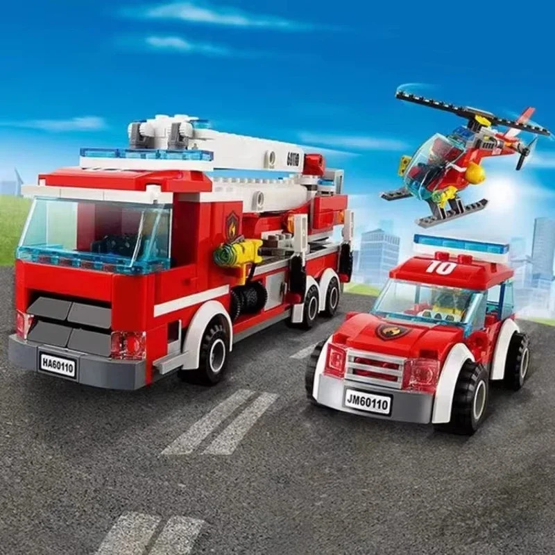 City Fire Station Helicopter T - Lego Set City review and price