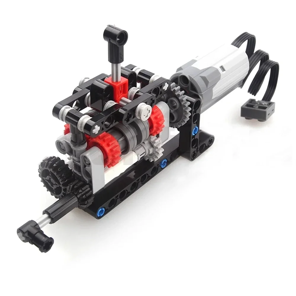 MOC High-tech 4 Speeds Gearbox - Lego Set Technic review and price